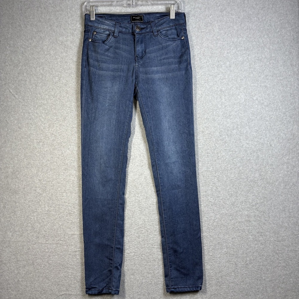 Celebrity‎ Pink Womens Skinny Jeans Size 5/27 Blue Stretch Slim Leg